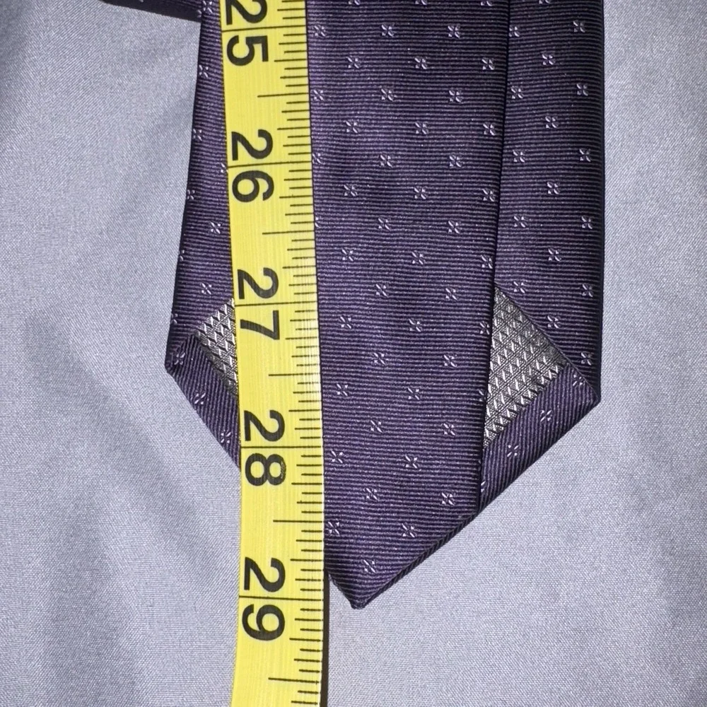 Croft And Barrow Men's Tie Navy Diamond Pattern